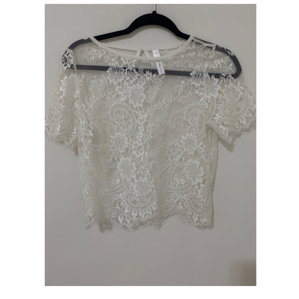 Lace White Shirt from Honey